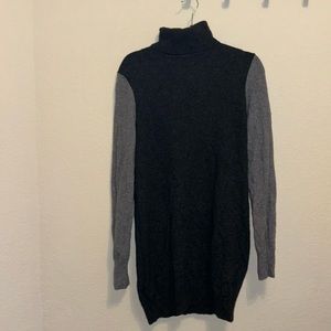 Equipment 100% cashmere grey tunic dress L